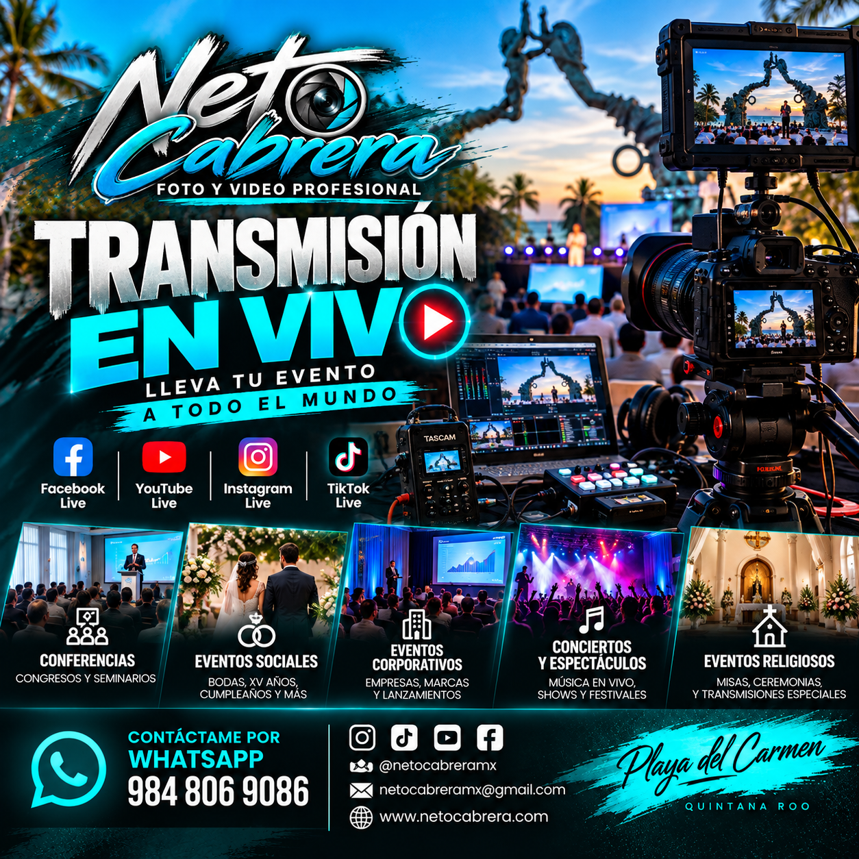 Transmisiones en vivo