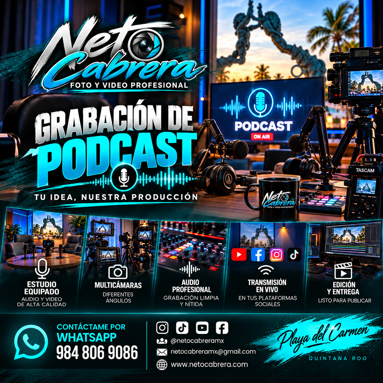 Grabación de podcast